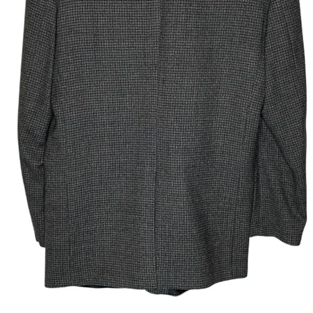 Vintage Woolrich Mens Wool Sport Coat Blazer 42R Gray Black Timeless Classic